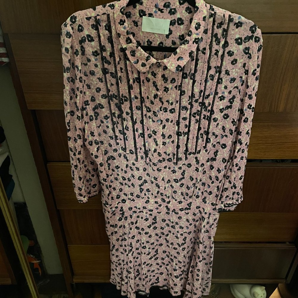 Zadig & Voltaire Raspail Print Dress Sz L NWT - Picture 2 of 6